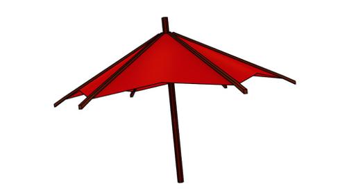 Umbrella - Low poly preview image